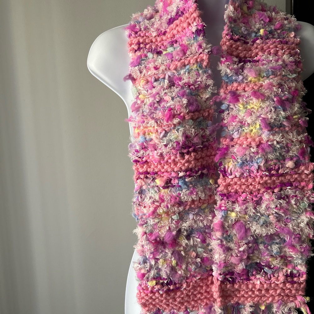 Colorful Knitted Scarf